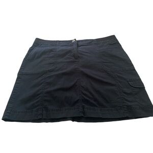 Karen Scott Petites skort button/zip closure above knee length pockets Size 14P